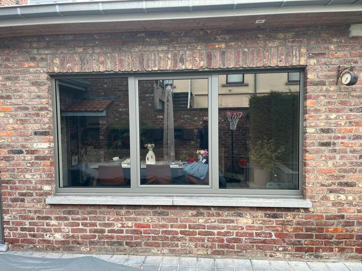 Raam en deur, Doe-het-zelf en Bouw, Raamkozijnen en Schuifdeuren, Gebruikt, Overige typen, Aluminium, 150 tot 225 cm, 225 cm of meer