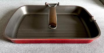 Grillpan van Gegoten Aluminium // 26 cm x 36 cm // NIEUW beschikbaar voor biedingen