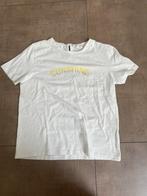 T-shirt wit met tekst, Kinderen en Baby's, Kinderkleding | Maat 134, Ophalen, Zo goed als nieuw, Meisje