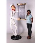Chef Skinny beeld Menubord – Kok 185 cm Beschrijfbaar