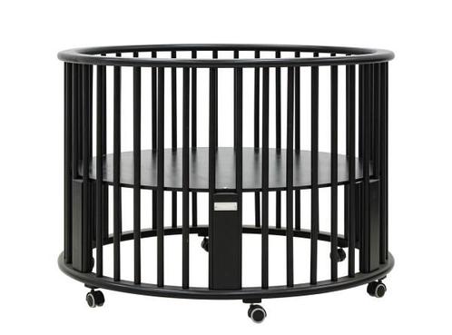 Bopita Rondo box – zwart, rond model met matras, Kinderen en Baby's, Babyparken, Gebruikt, Rond, Wieltjes, Ophalen of Verzenden