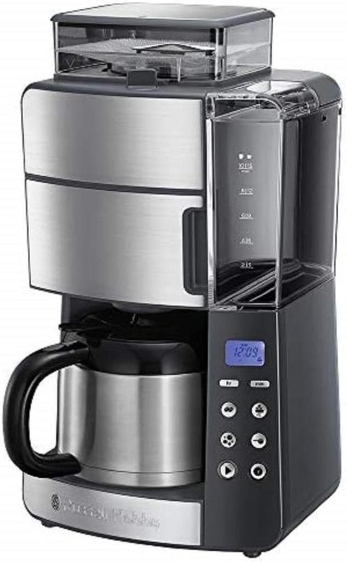 Machine à café Russell Hobbs Grind&Brew (10 tasses (1,25, Electroménager, Cafetières, Neuf, Café moulu, Café en grains, Cafetière