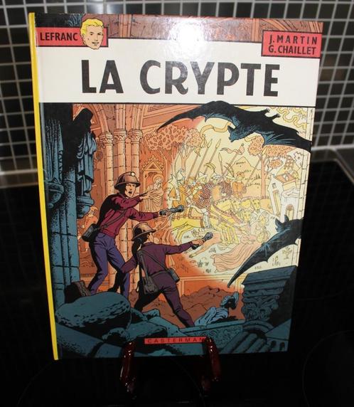 Lefranc 9 "La Crypte" en Eo et bon à TB état., Boeken, Stripverhalen, Gelezen, Eén stripboek, Ophalen of Verzenden
