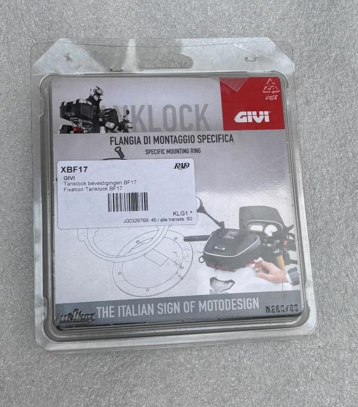 GIVI BF - Tanklock bevestigingen BF17, Motoren, Accessoires | Overige, Gebruikt, Ophalen
