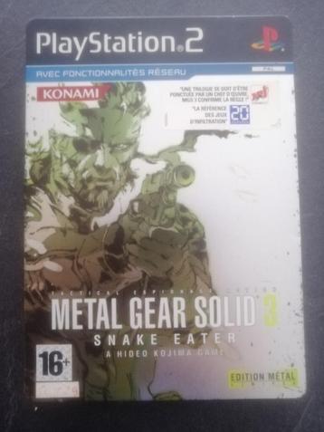  Metal Gear Solid 3 Snake Eater – Édition Metal (Steelbook beschikbaar voor biedingen