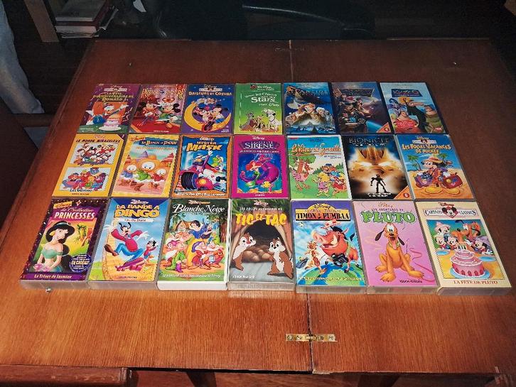 VHS Disney, Cd's en Dvd's, VHS | Kinderen en Jeugd, Zo goed als nieuw, Tekenfilm, Alle leeftijden, Ophalen