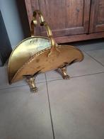 Koperen houtblok houder, Antiek en Kunst, Ophalen of Verzenden