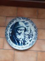 Assiette bleue pêcheur boch, Enlèvement ou Envoi