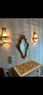 Miroir  vintage avec sa lumière, Enlèvement, Ovale