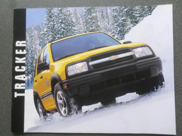 Chervolet Tracker Suzuki Vitara 2003 Brochure, Boeken, Auto's | Folders en Tijdschriften, Ophalen of Verzenden