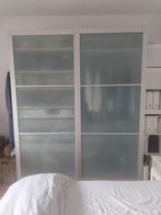 Ikea PAX met glazen schuifdeuren, Huis en Inrichting, Kasten | Kleerkasten, Ophalen, Gebruikt, 200 cm of meer, 150 tot 200 cm