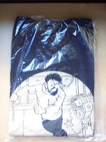 Kuifje t-shirt blauw, Enlèvement ou Envoi, Tintin, Neuf, Vêtements