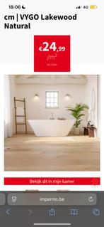 Click vinyl/PVC | 18x122 cm | VYGO Lakewood Natural, Doe-het-zelf en Bouw, Ophalen, Kunststof, Overige typen, Nieuw