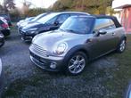 MINI CABRIO COOPER GARANTIE AIRCO BENZINE, Auto's, Zwart, 4 cilinders, USB, Leder