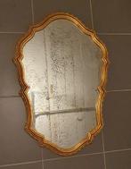 Artistiek spiegel met gouden kader, Antiek en Kunst, Ophalen, 50 tot 100 cm, Minder dan 100 cm