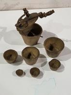 Bronzen nestgewicht gemaakt  18e eeuw antiek , weegschaal, Antiek en Kunst, Ophalen of Verzenden, Brons