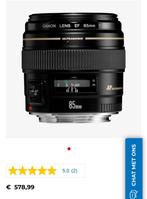 Canon EF 85mm f/1.8 USM lens, Audio, Tv en Foto, Foto | Lenzen en Objectieven, Ophalen, Zo goed als nieuw