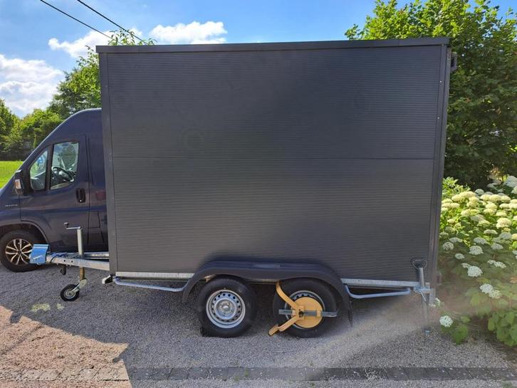 gesloten aanhangwagen, Auto diversen, Aanhangers en Bagagewagens, Zo goed als nieuw, Ophalen