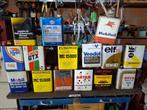 Partij vintage olieblikken van15 stuks, Verzamelen, Ophalen of Verzenden, Gebruikt