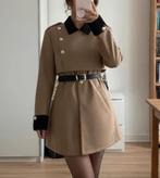 Manteau style robe chic avec ceinture, Neuf, Taille 36 (S), Brun