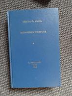 Mémoires d'espoir, Charles de Gaulle, gebonden, in 2 delen, Boeken, Verzenden, Gelezen, Politiek en Staatkunde