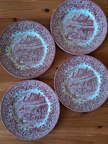 Assiettes  anciennes, Royal Tudor ware England, Enlèvement ou Envoi