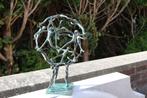 Groene bronzen figuren, moderne kunst! Ondertekend BEN, Ophalen of Verzenden