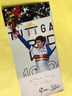 wk wielerkaart gianni bugno signe, Verzenden, Zo goed als nieuw