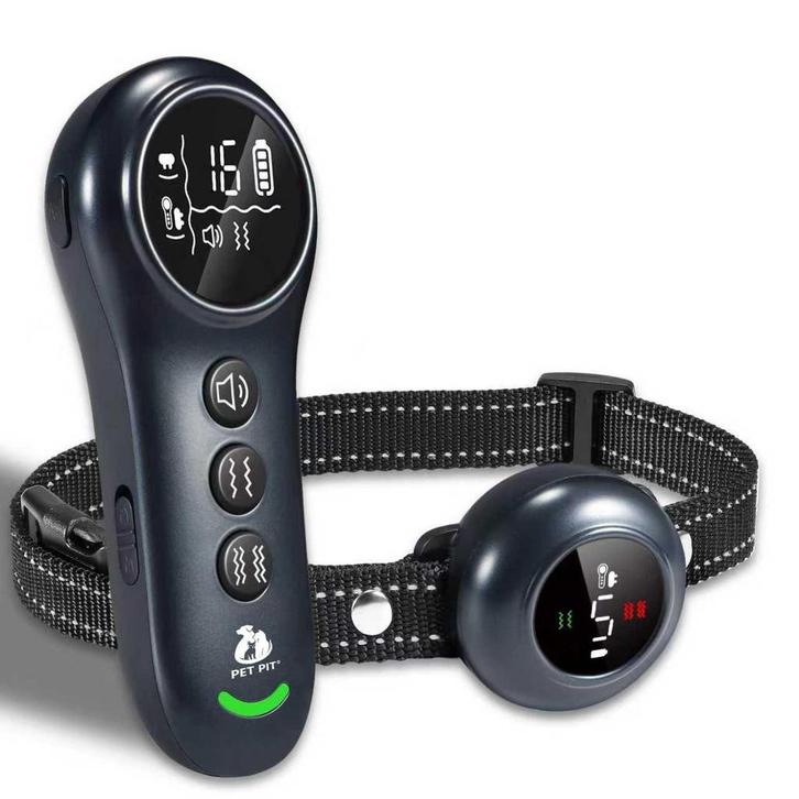 Collier Anti-Aboiement & Dressage 2-en-1 – PET PIT, Animaux & Accessoires, Accessoires pour chiens, Neuf, Enlèvement ou Envoi
