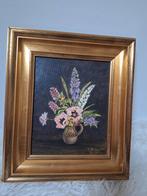 Schilderij bloemen, Ophalen