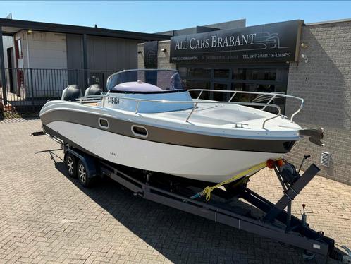Saver 750 WA / 2 x 200 pk / consoleboot / wc / trailer, Watersport en Boten, Vis- en Consoleboten, Zo goed als nieuw, 70 pk of meer