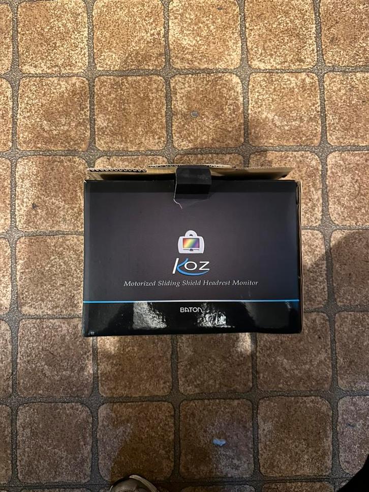 2x Hoofdsteun auto met ingebouwd scherm, TV, Hi-fi & Vidéo, TV, Hi-fi & Vidéo Autre, Comme neuf, Enlèvement