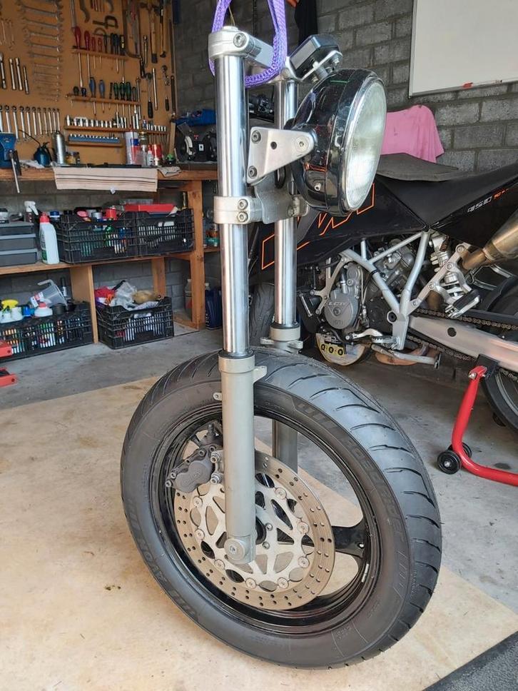 Voorvork MZ MuZ Skorpion, Motoren, Onderdelen | Overige, Ophalen of Verzenden