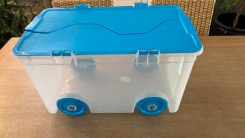 Opbergbox op wieltjes - Speelgoedkoffer Aalter