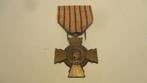 Médaille croix du combattants française WWI, Collections, Armée de terre, Enlèvement ou Envoi, Ruban, Médaille ou Ailes