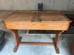 Lessenaar - houten bureau, Huis en Inrichting, Bureaus, Ophalen, Gebruikt, Bureau