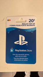 PlayStation card 20€, Telecommunicatie, Prepaidkaarten en Simkaarten, Zo goed als nieuw, Ophalen