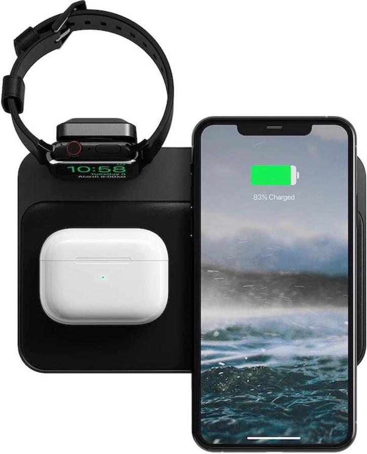 NOMAD Base Station vr Apple Watch/iPhone: draadloos Opladen, Telecommunicatie, Mobiele telefoons | Telefoon-opladers, Gebruikt