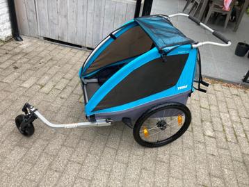 Thule fietskar, Fietsen en Brommers, Ophalen, Opvouwbaar, Zo goed als nieuw, Thule