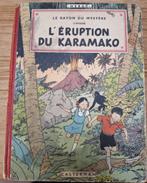 Jo, Zette et Jocko - L' éruption du karamako eerste druk, Gelezen, Eén stripboek, Ophalen of Verzenden, Herge