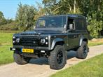 Land Rover Defender 90 Td5 2003, Auto's, Land Rover, 2500 cc, Zwart, Leder, Defender