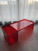 Rode salontafel Kartell, Ophalen, Gebruikt, Rechthoekig, Design Kartell.