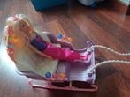 Scooter en slede met barbiepop, Kinderen en Baby's, Speelgoed | Poppen, Ophalen, Zo goed als nieuw