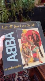 vinyl (maxi 45T) abba "lay all your love on me", Cd's en Dvd's, Ophalen of Verzenden, 1980 tot 2000, Gebruikt
