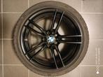 Orginele BMW winterwielenset 641M style 19" Mat Zwart, Gebruikt, 255 mm, Winterbanden, Band(en)