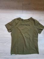 Kaki t-shirt + korte broek H&M maat 170, Kinderen en Baby's, Kinderkleding | Maat 170, Ophalen of Verzenden, Zo goed als nieuw