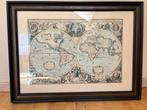Kader wereldkaart, Huis en Inrichting, Ophalen, Gebruikt, Print