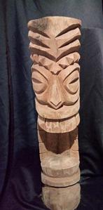 Tiki 1 m en bois de cocotier, Antiquités & Art, Art | Sculptures & Bois, Enlèvement ou Envoi