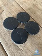 ORIGINELE Tesla zwart naafkap naafdop set, Auto diversen, Wieldoppen, Verzenden, Gebruikt