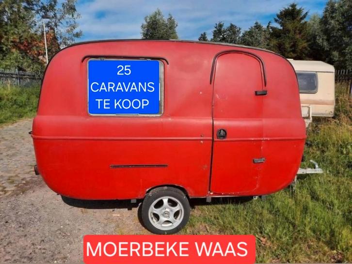 24 caravans werfkeet foodtruck pipowagen woonwagen tiny hous, Caravans en Kamperen, Caravans, Bedrijf, Ophalen